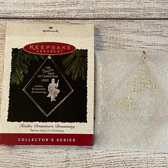 Hallmark Keepsake Ornament 1995 Twelve Days Of Christmas Twelve Drummers Drummin - Picture 2 of 5